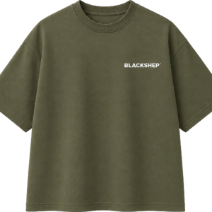 camiseta loose fit Camiseta-Duality en color verde Blackshep
